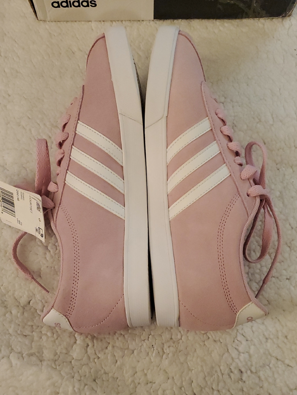 NWB/NWT - Adidas Women's Courtset Sneakers - SZ 9 - in Frost Pink - DB0146 - Picture 6 of 12